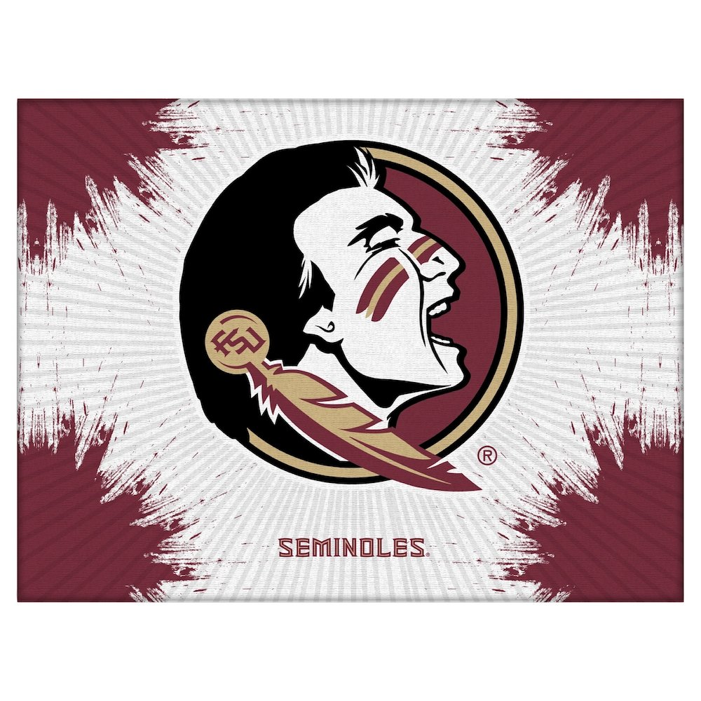 Florida State (Head) 15" x 20" Officially Licensed Logo Canvas. Picture 1