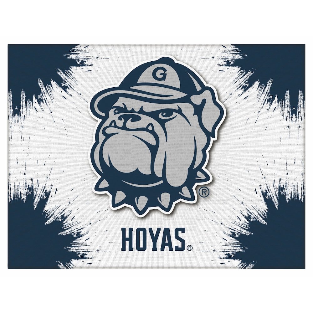 Georgetown 15" x 20" Officially Licensed Logo Canvas. Picture 1
