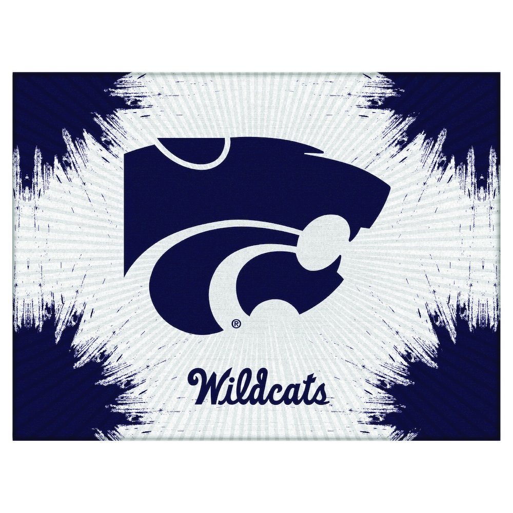 Kansas State 15" x 20" Officially Licensed Logo Canvas. Picture 1