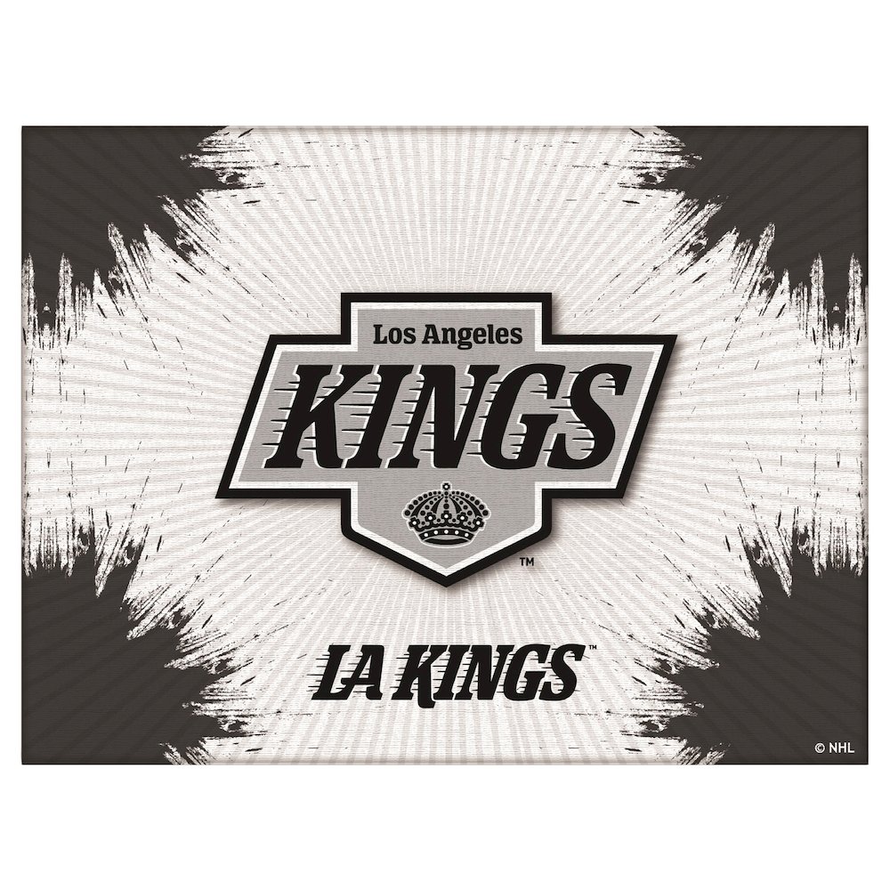 Los Angeles Kings 15" x 20" Officially Licensed Logo Canvas. Picture 1