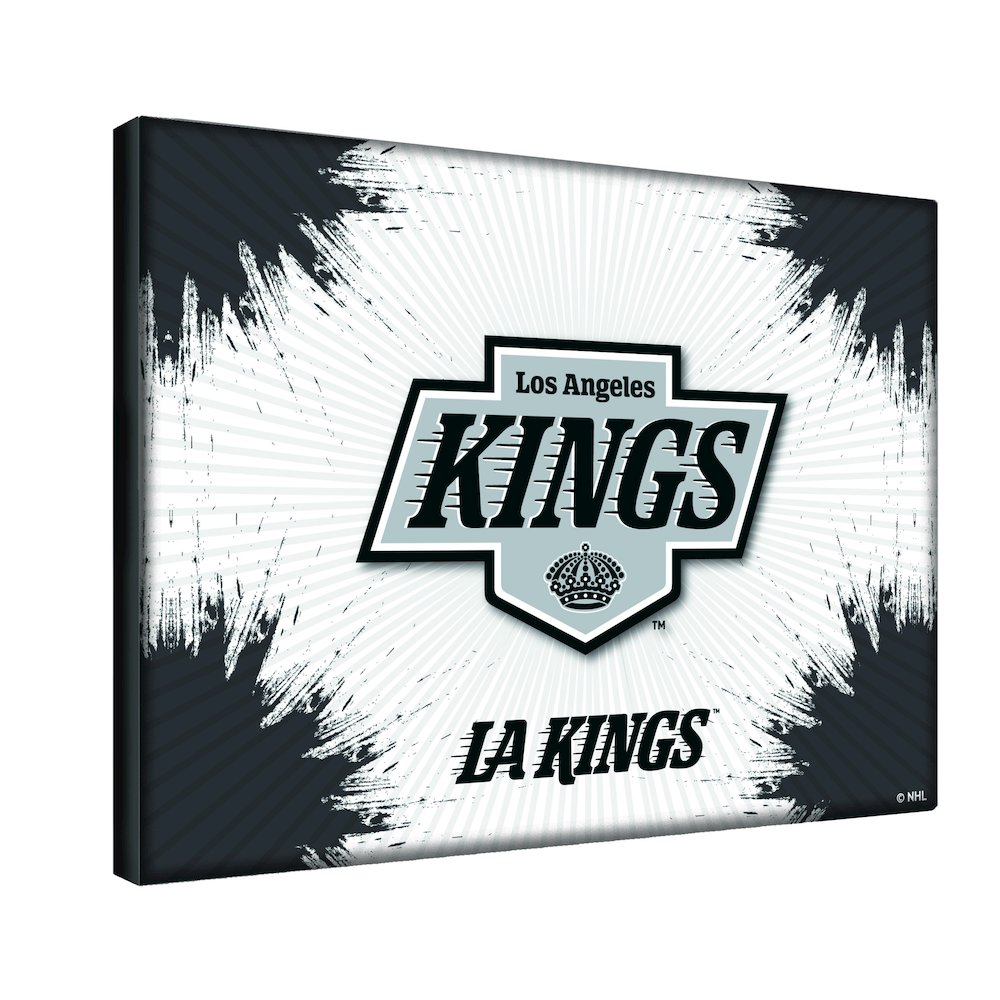 Los Angeles Kings 15" x 20" Officially Licensed Logo Canvas. Picture 2