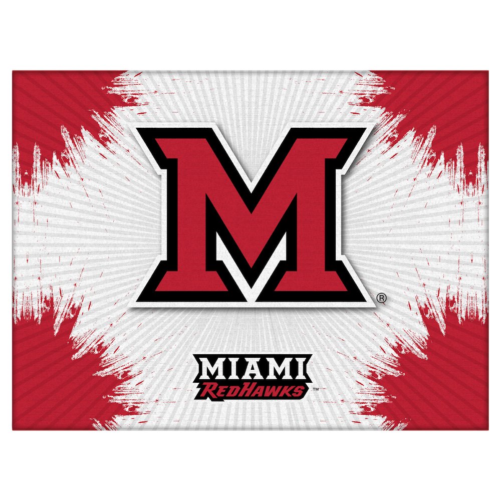Miami (OH) 15" x 20" Officially Licensed Logo Canvas. Picture 1
