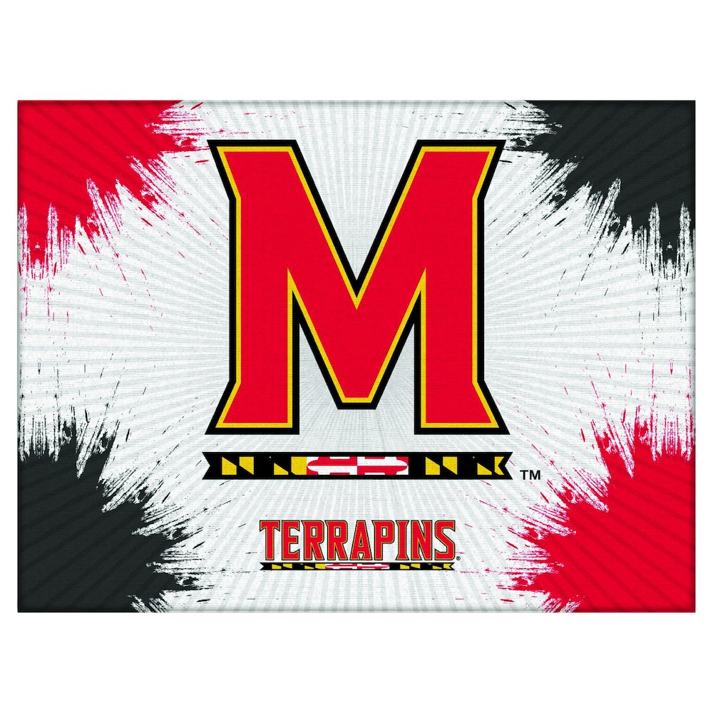 Maryland 15" x 20" Officially Licensed Logo Canvas. Picture 1