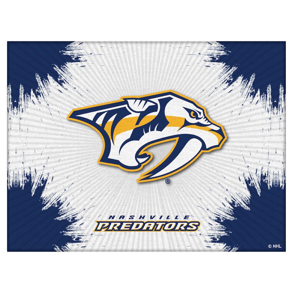 Nashville Predators 15" x 20" Officially Licensed Logo Canvas. Picture 1