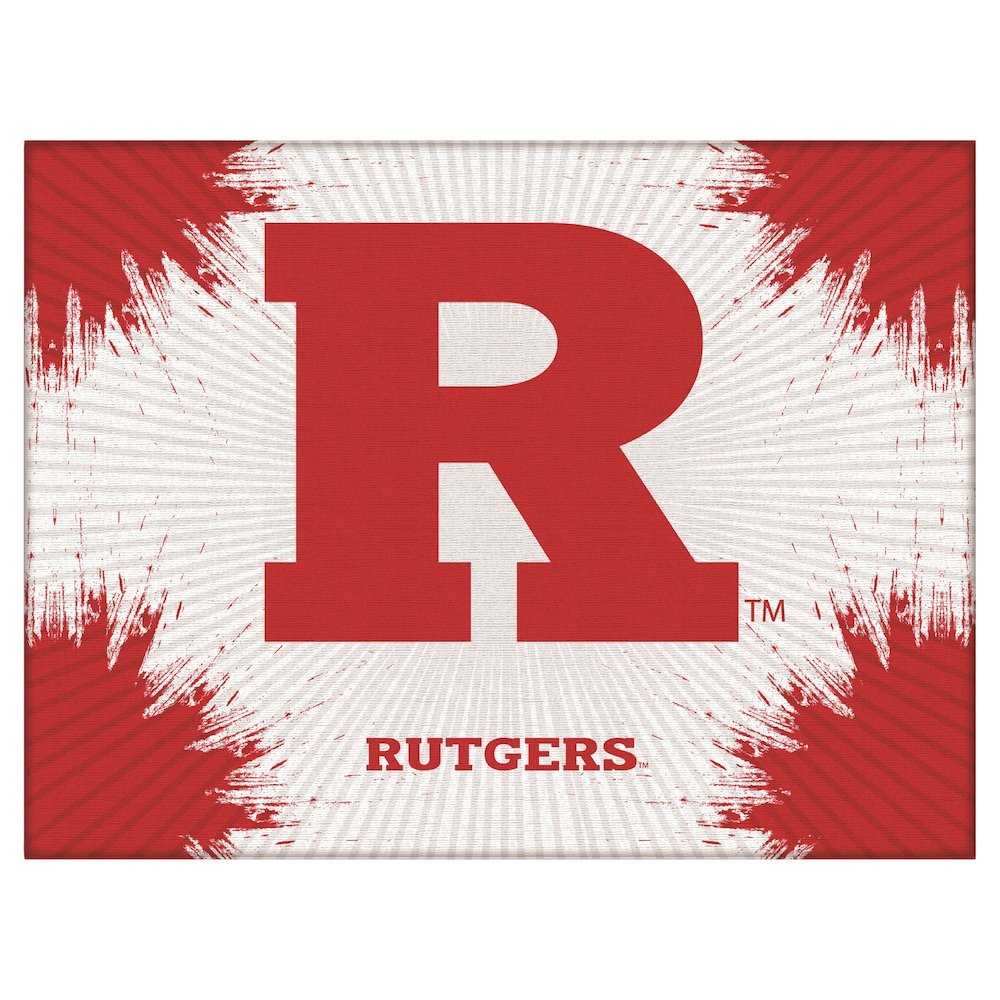 Rutgers 15" x 20" Officially Licensed Logo Canvas. Picture 1