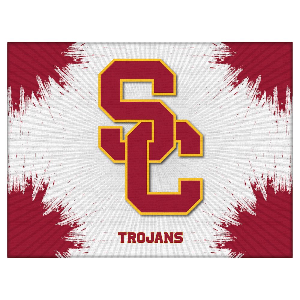 USC Trojans 15" x 20" Officially Licensed Logo Canvas. Picture 1