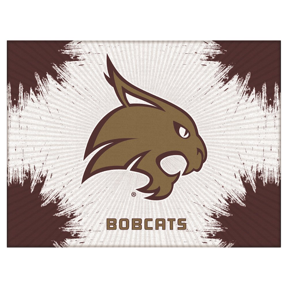 Texas State 15" x 20" Officially Licensed Logo Canvas. Picture 1