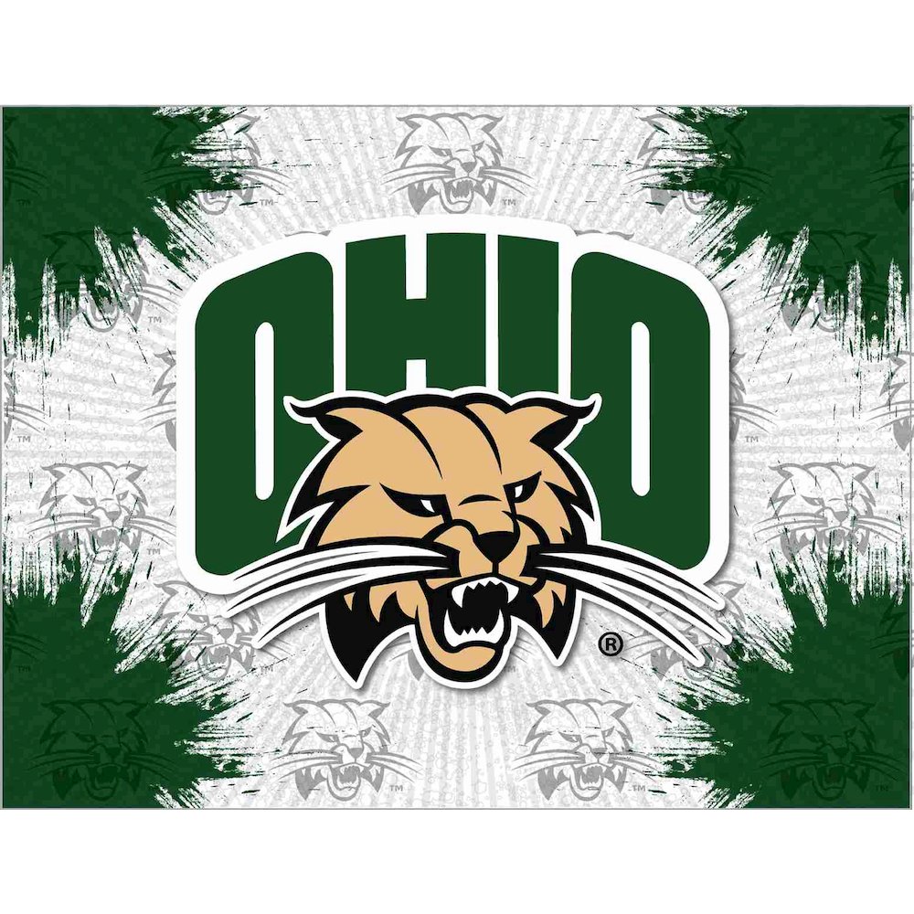 Ohio University 15" x 20" Officially Licensed Logo Canvas. Picture 1