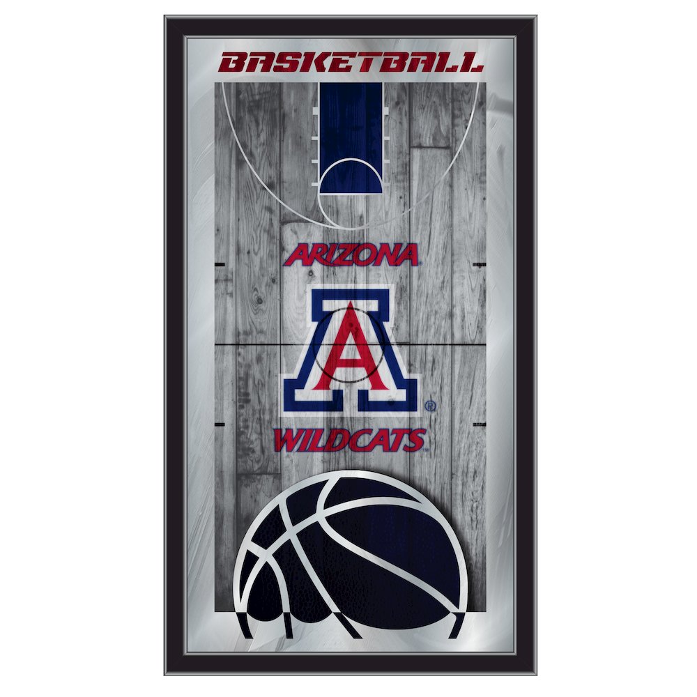 Arizona 15" x 26" Basketball Mirror. Picture 1
