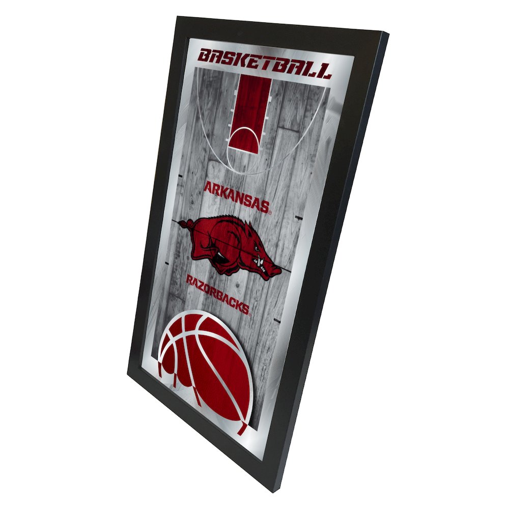 Arkansas 15" x 26" Basketball Mirror. Picture 2