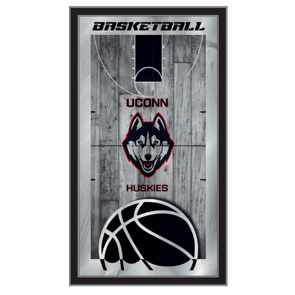 Connecticut 15" x 26" Basketball Mirror. Picture 1