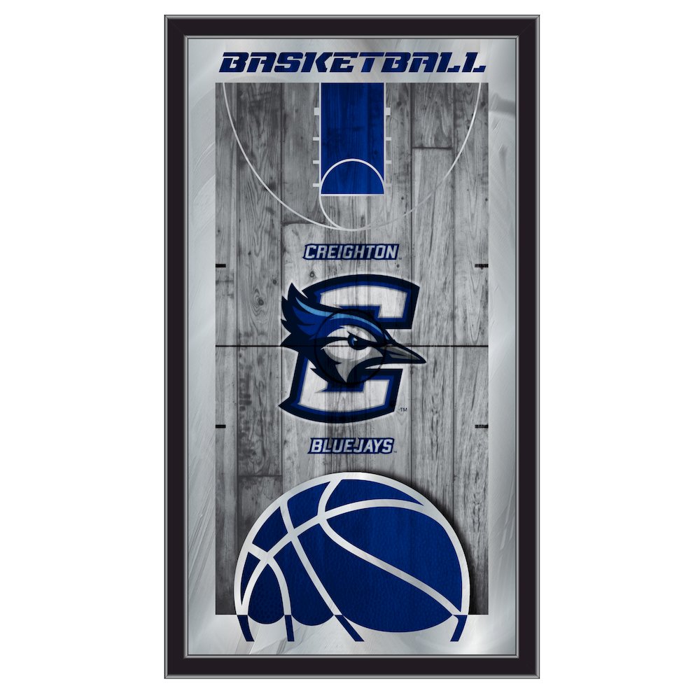 Creighton 15" x 26" Basketball Mirror. Picture 1
