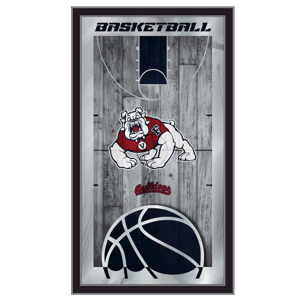 Fresno State University 15" x 26" Basketball Mirror. Picture 1
