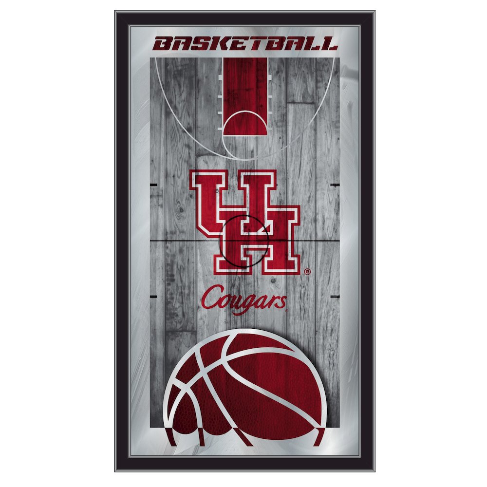 Houston 15" x 26" Basketball Mirror. Picture 1