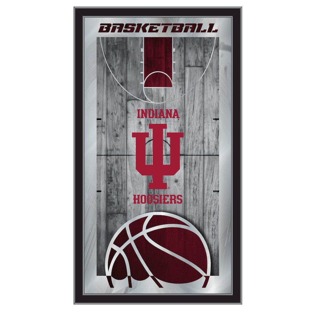 Indiana 15" x 26" Basketball Mirror. Picture 1
