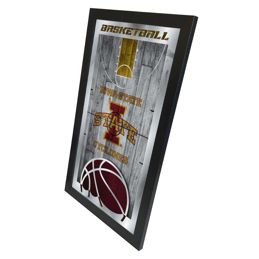 Iowa State 15" x 26" Basketball Mirror. Picture 2