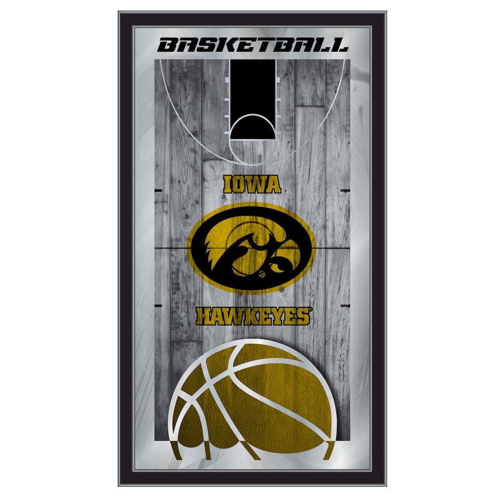 Iowa 15" x 26" Basketball Mirror. Picture 1