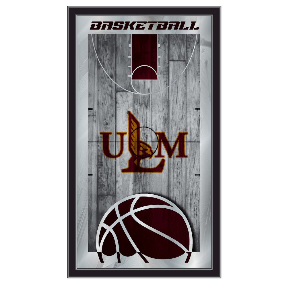 Louisiana-Monroe 15" x 26" Basketball Mirror. Picture 1