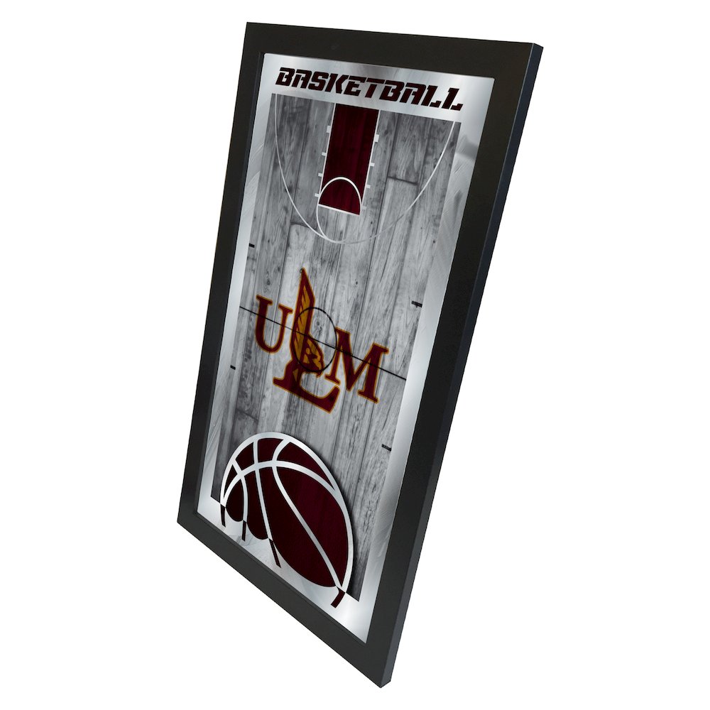 Louisiana-Monroe 15" x 26" Basketball Mirror. Picture 2