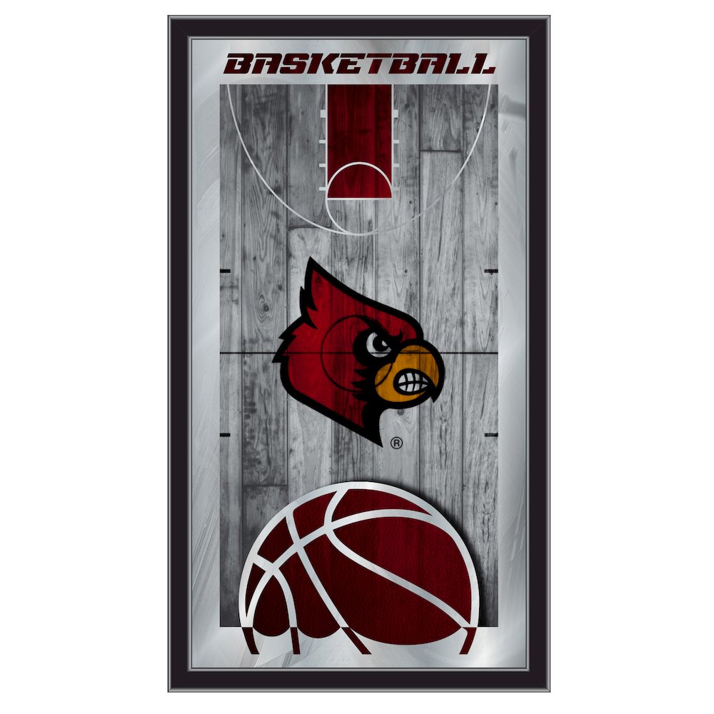 Louisville 15" x 26" Basketball Mirror. Picture 1
