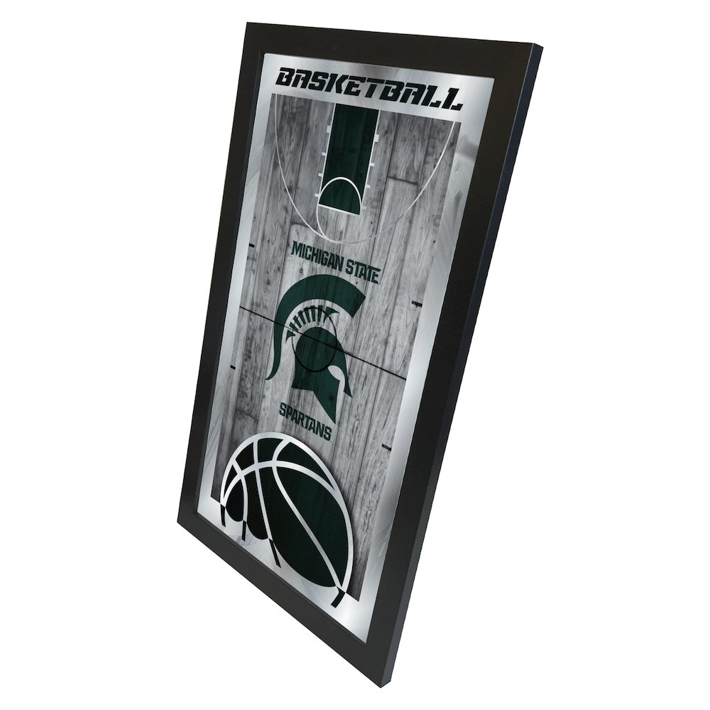 Michigan State 15" x 26" Basketball Mirror. Picture 2