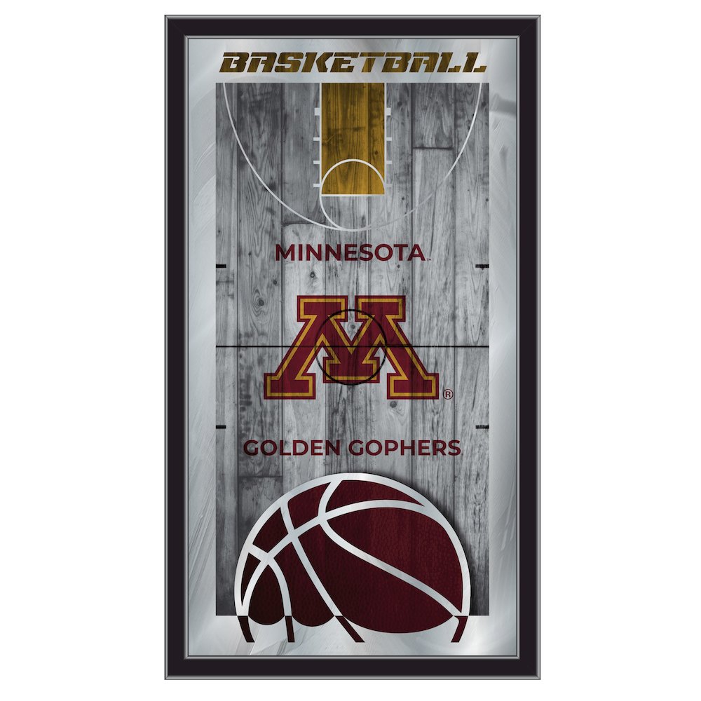 Minnesota 15" x 26" Basketball Mirror. Picture 1