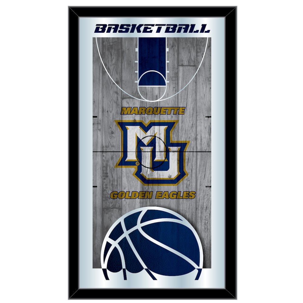 Marquette 15" x 26" Basketball Mirror. Picture 1