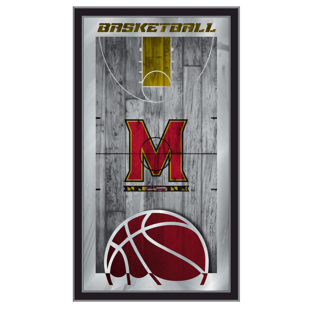 Maryland 15" x 26" Basketball Mirror. Picture 1