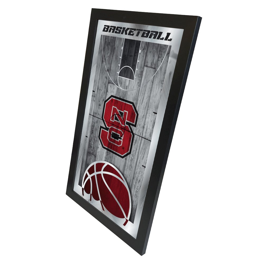 North Carolina State 15" x 26" Basketball Mirror. Picture 2