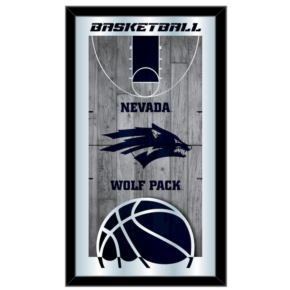 Nevada 15" x 26" Basketball Mirror. Picture 1