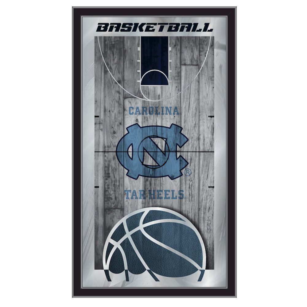 North Carolina 15" x 26" Basketball Mirror. Picture 1