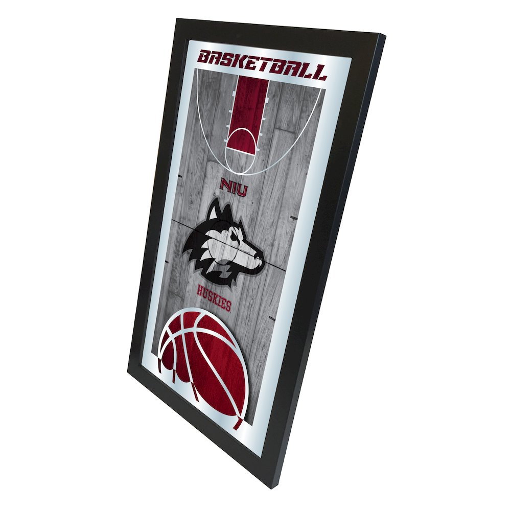 Northern Illinois 15" x 26" Basketball Mirror. Picture 2