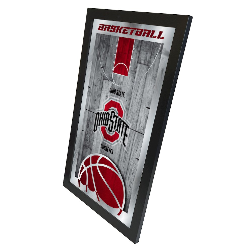 Ohio State 15" x 26" Basketball Mirror. Picture 2