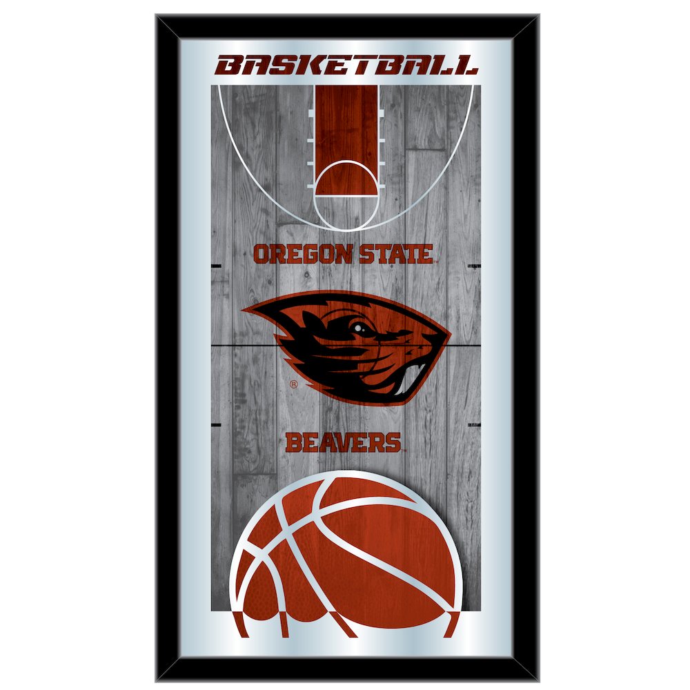 Oregon State 15" x 26" Basketball Mirror. Picture 1