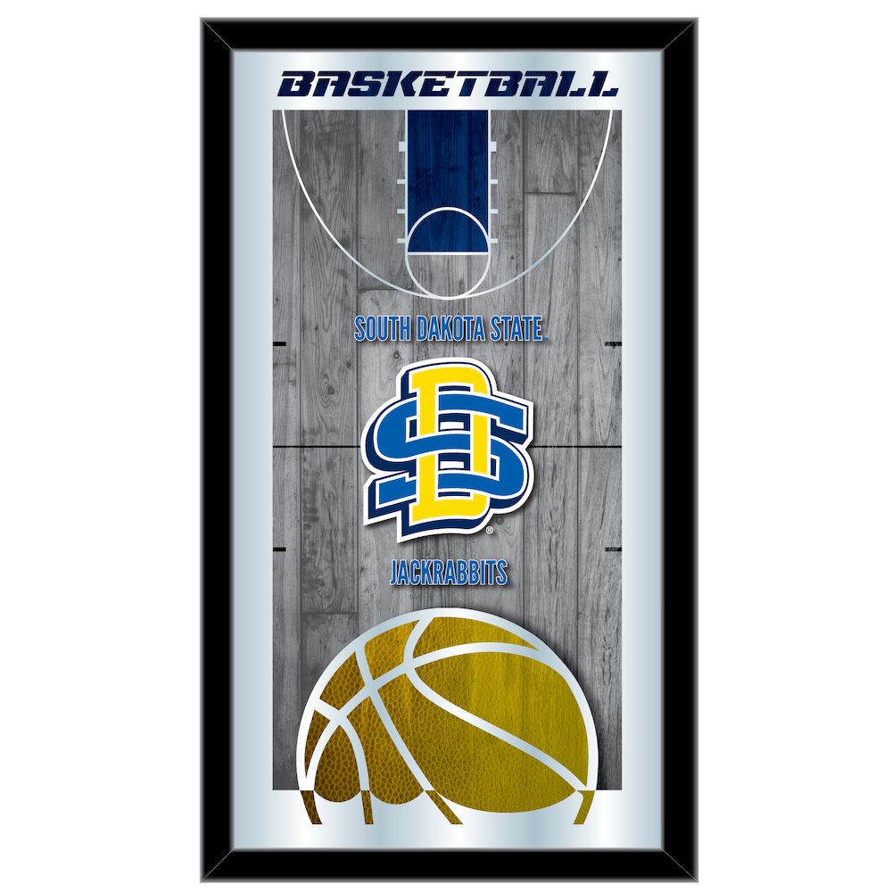South Dakota State University 15" x 26" Basketball Mirror. Picture 1