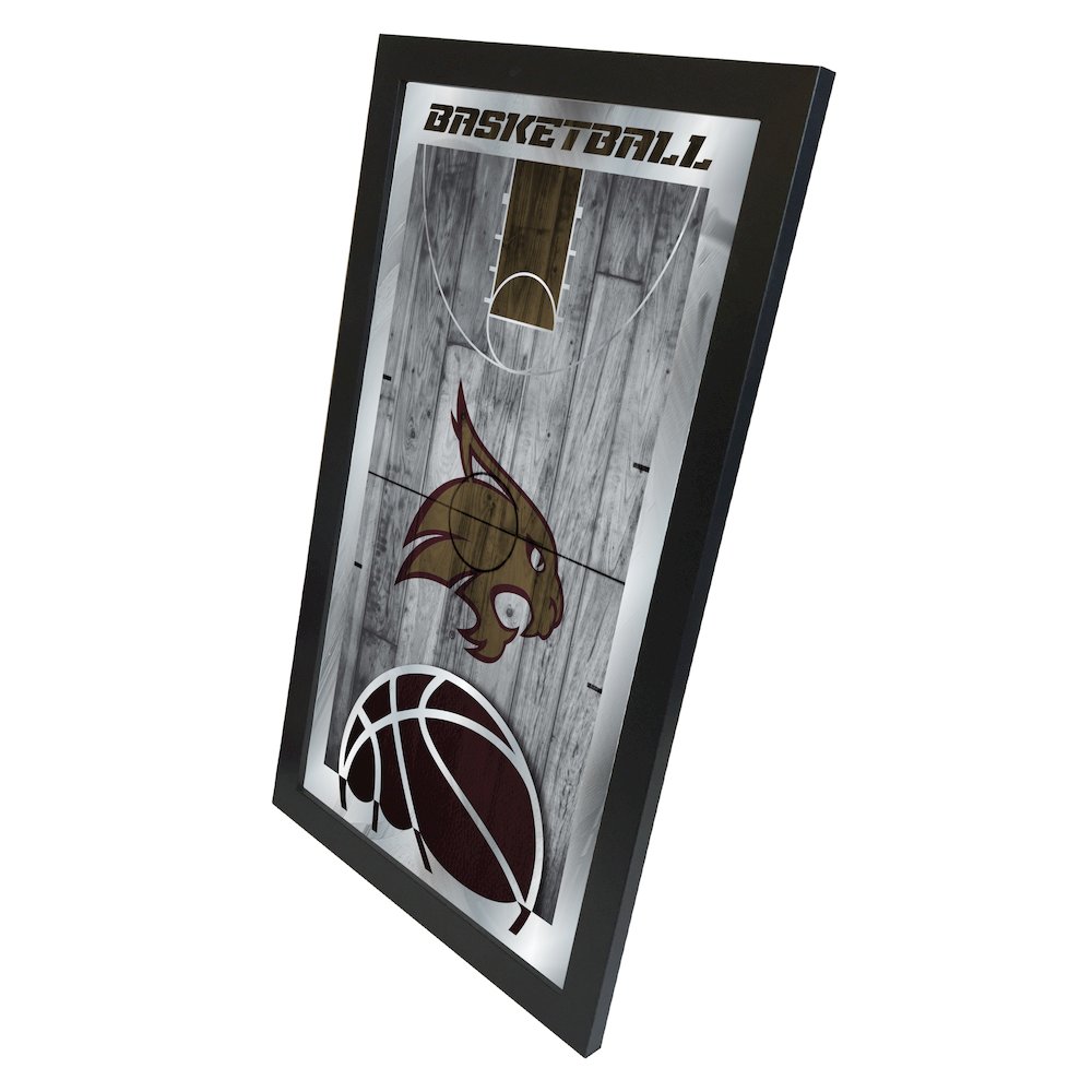 Texas State 15" x 26" Basketball Mirror. Picture 2