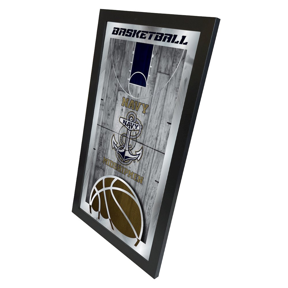 US Naval Academy (NAVY) 15" x 26" Basketball Mirror. Picture 2