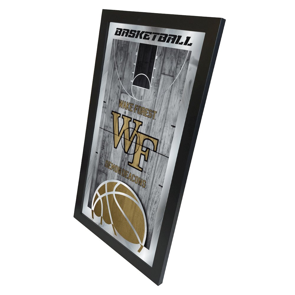 Wake Forest 15" x 26" Basketball Mirror. Picture 2