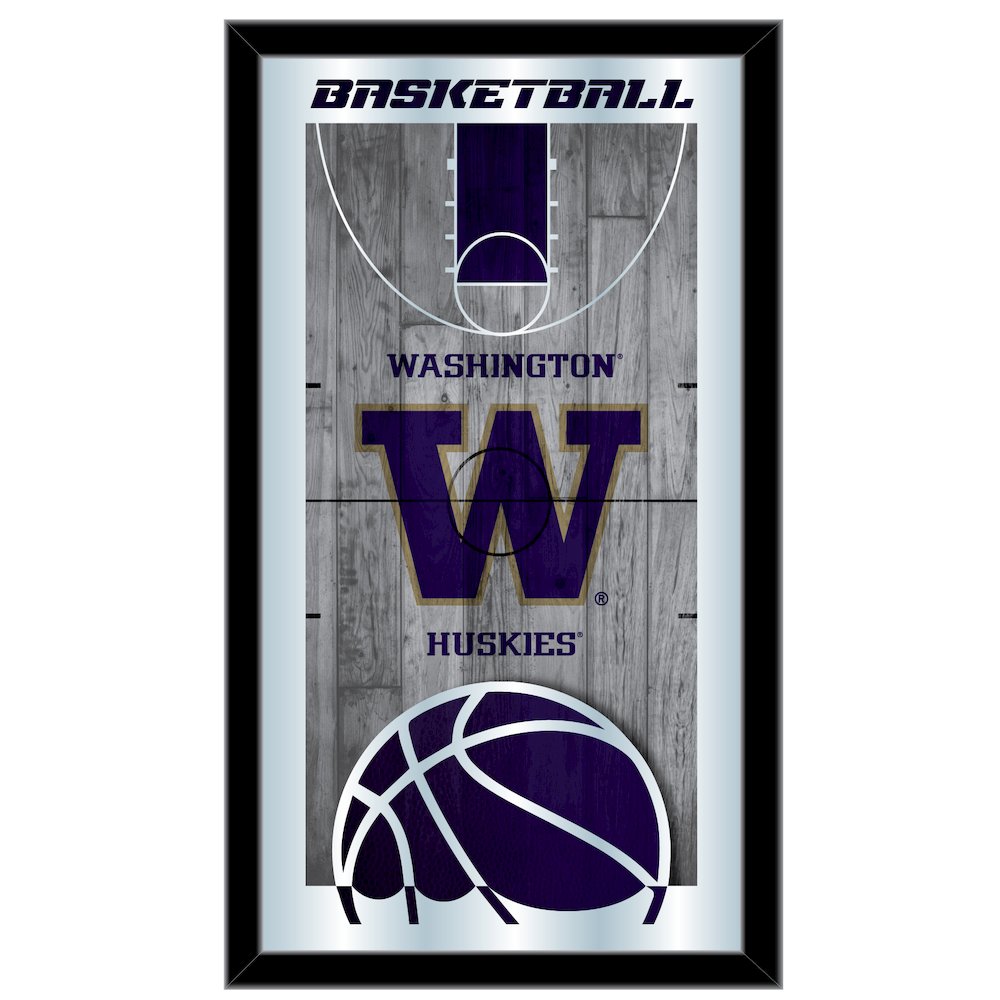 Washington 15" x 26" Basketball Mirror. Picture 1