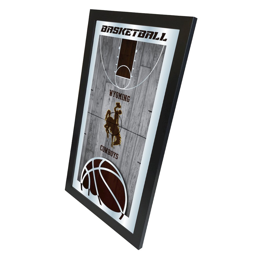 Wyoming 15" x 26" Basketball Mirror. Picture 2