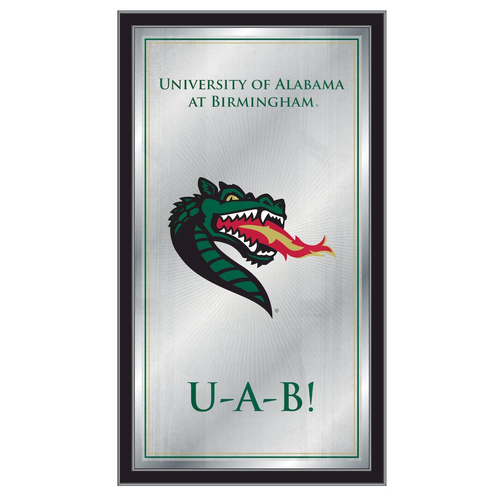 UAB 26" x 15" Fight Song Mirror. Picture 1