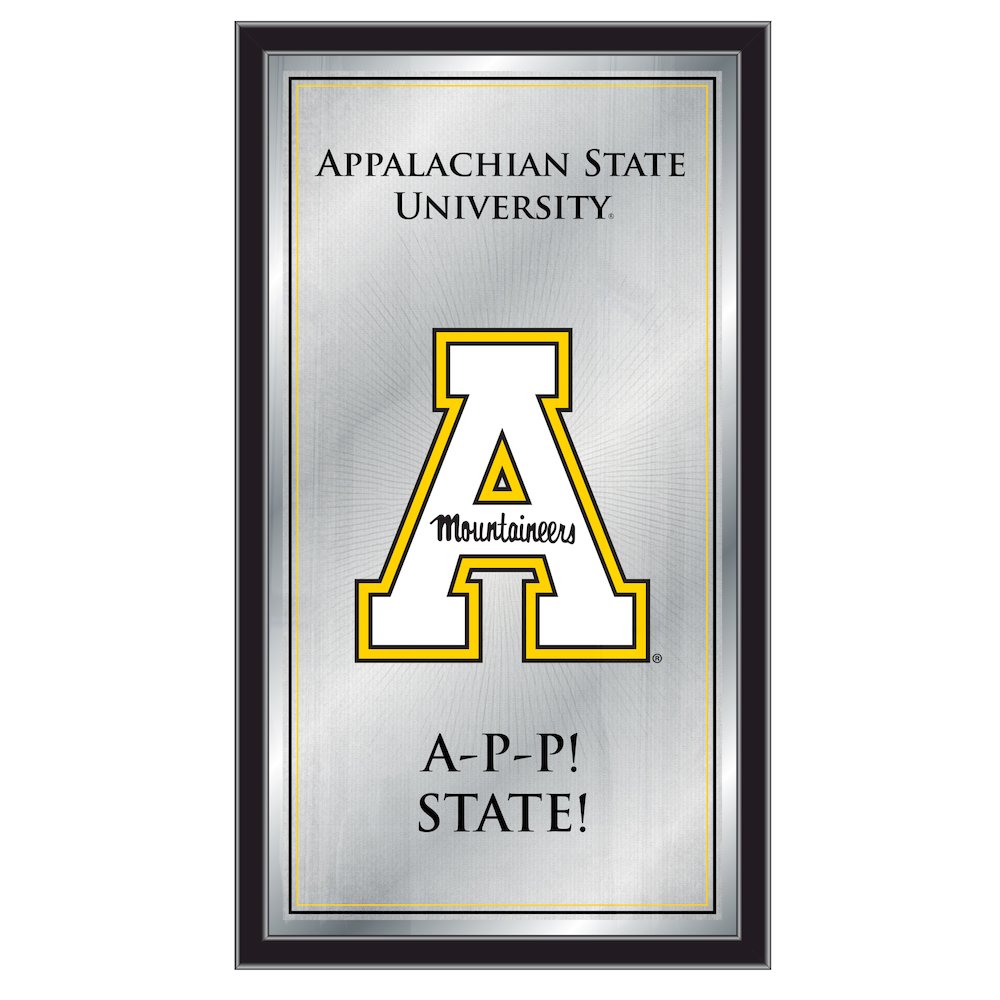 Appalachian State 26" x 15" Fight Song Mirror. Picture 1