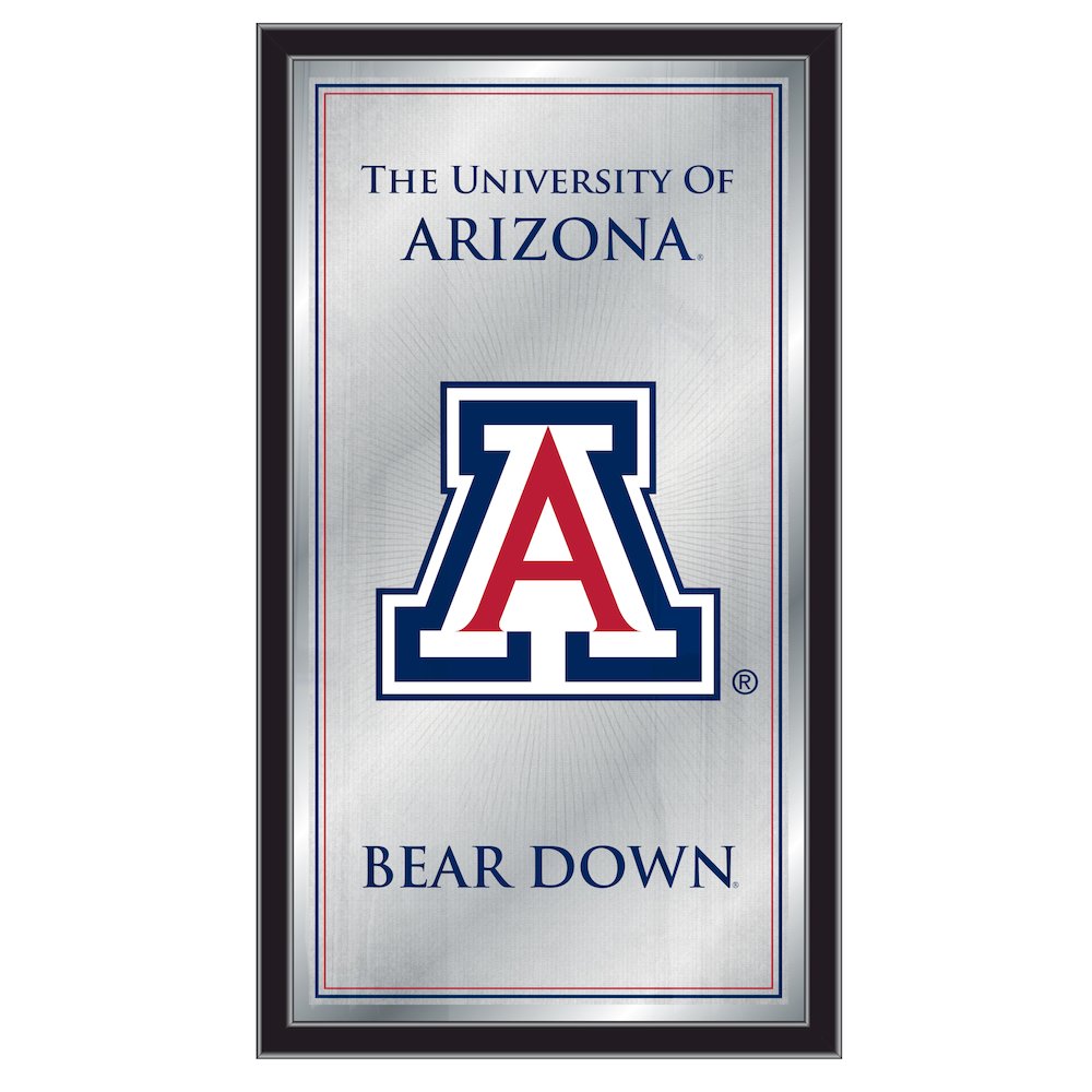 Arizona 26" x 15" Fight Song Mirror. Picture 1