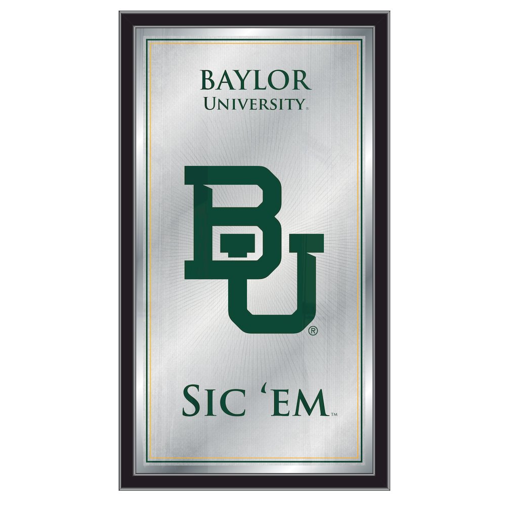 Baylor 26" x 15" Fight Song Mirror. Picture 1