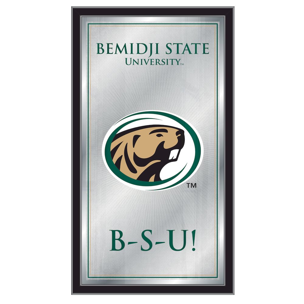 Bemidji State 26" x 15" Fight Song Mirror. Picture 1