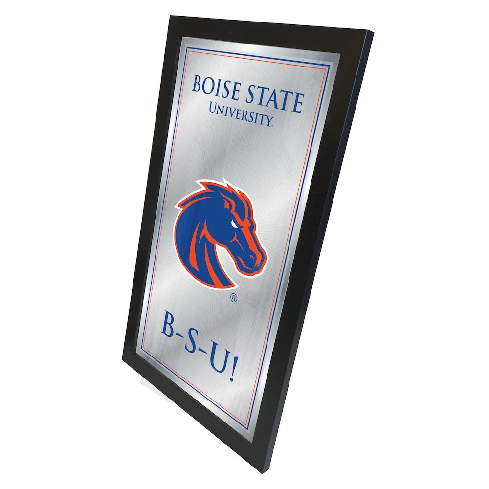 Boise State 26" x 15" Fight Song Mirror. Picture 2