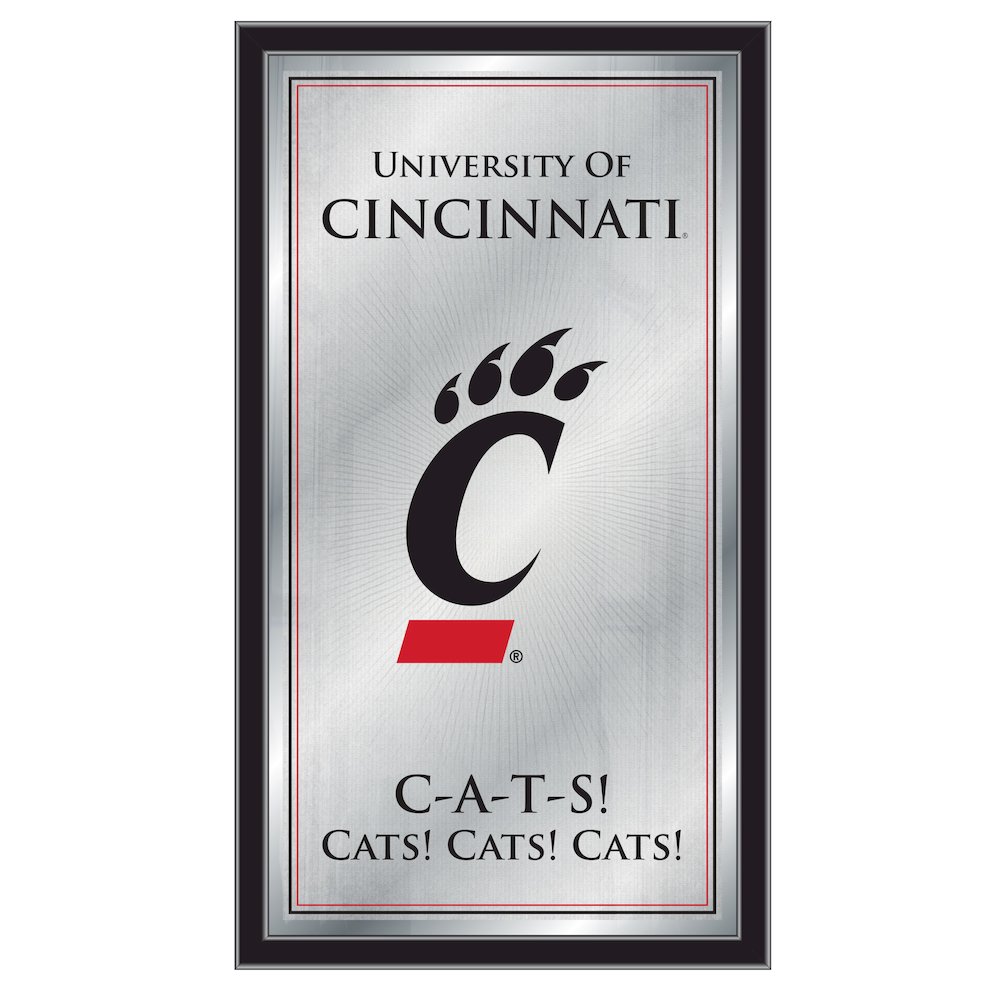 Cincinnati 26" x 15" Fight Song Mirror. Picture 1