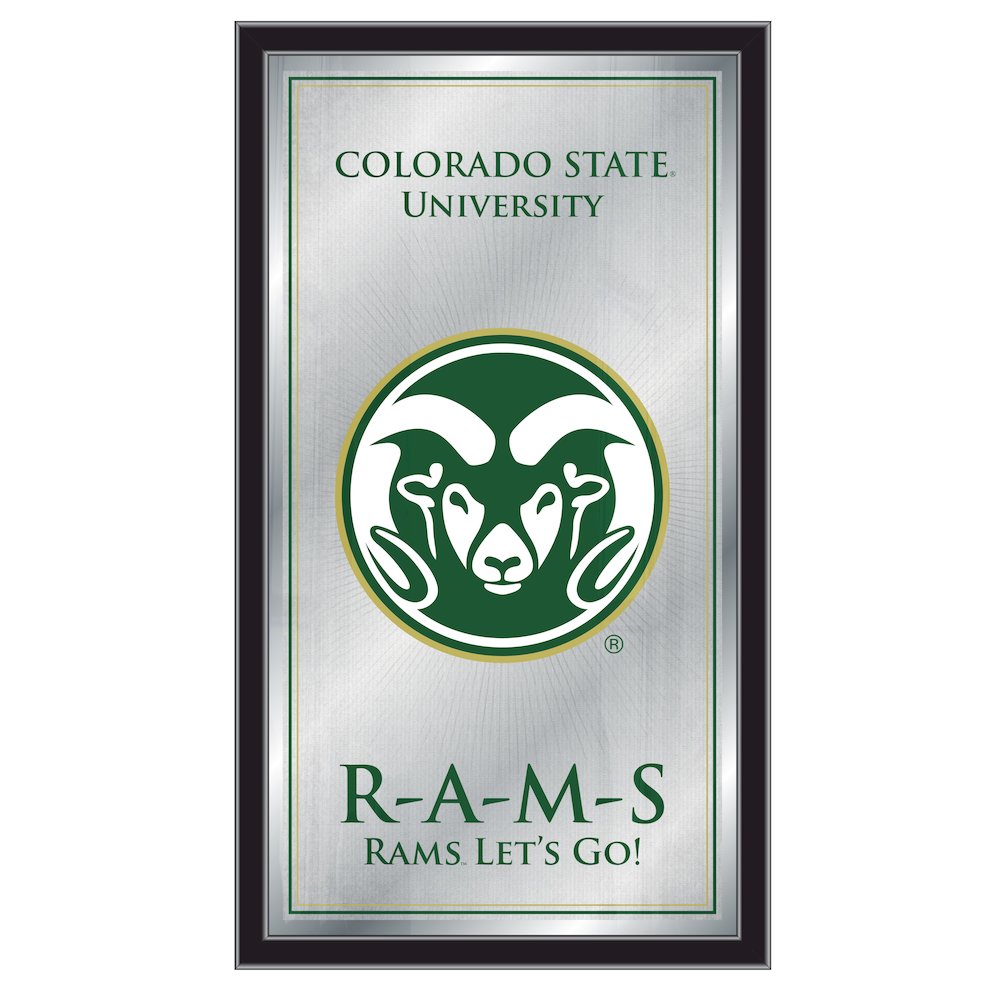 Colorado State 26" x 15" Fight Song Mirror. Picture 1