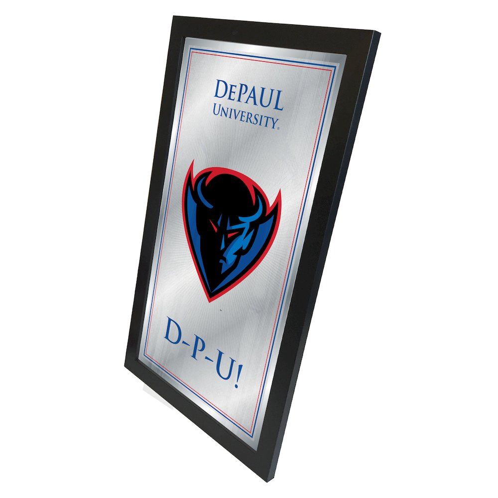 DePaul 26" x 15" Fight Song Mirror. Picture 2