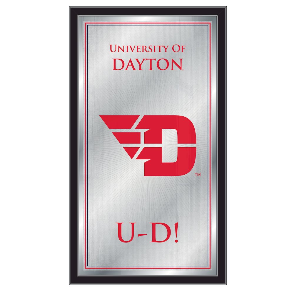 University of Dayton 26" x 15" Fight Song Mirror. Picture 1
